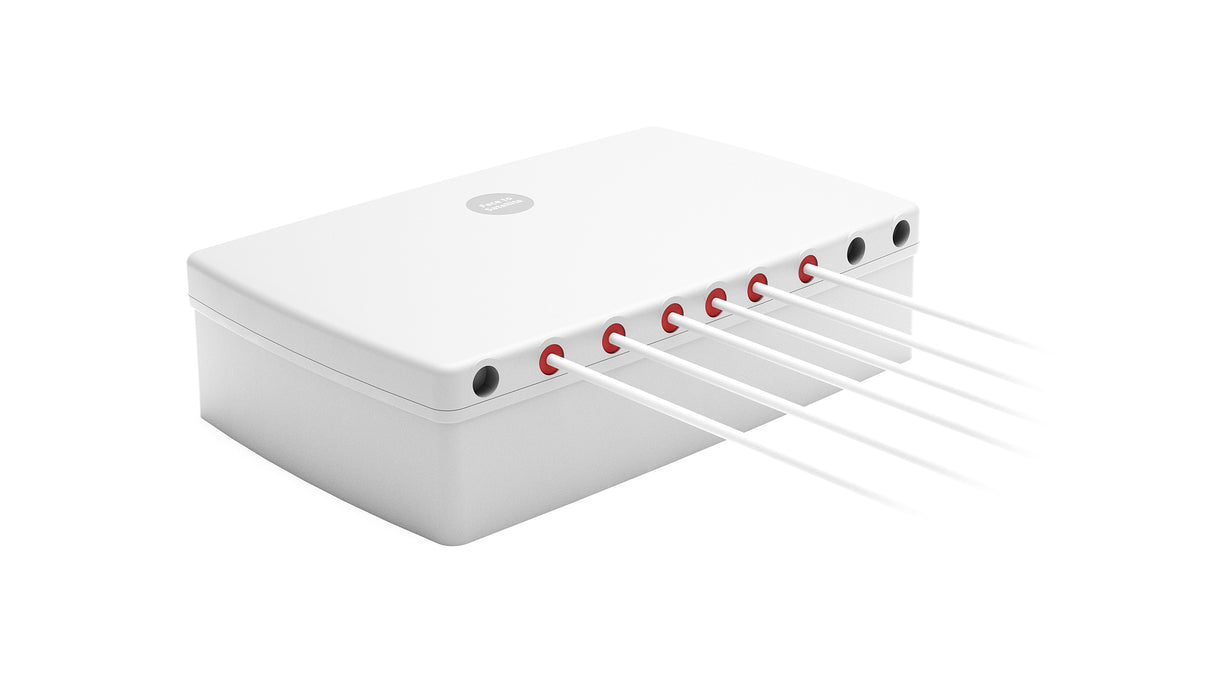 2J4H86MGFm 5G, GNSS, Wi-Fi 6E/7, ISM Magnetische Montageantenne 6-in-1 SMA-M/RPSMA-M 300cm IP67/IP69