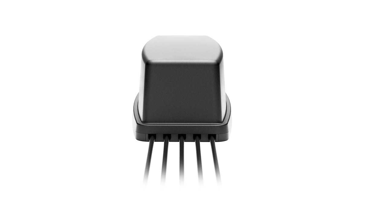 2J6C86MGFa 5G, GNSS, Wi-Fi 6E/7, ISM magnetic mount Antenna 5-in-1 SMA-M 300cm IP67/IP69