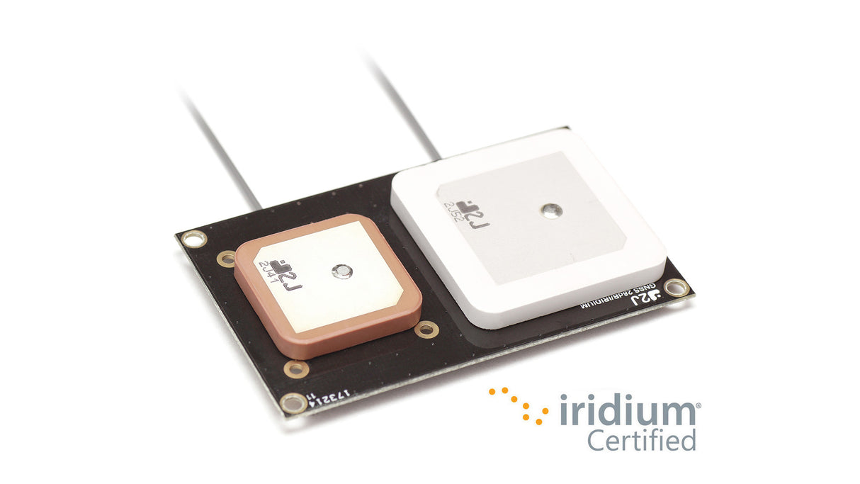 2JP0133BGF GNSS, Iridium screw mount embedded Antenna U.FL 10cm
