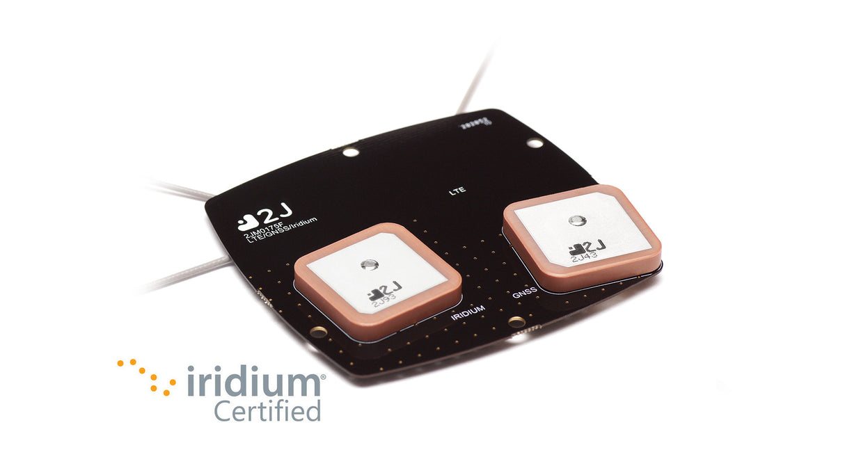 2JP0175BGF 4G/LTE, GNSS, Iridium eingebettete Schraubmontage Antenne 3-in-1 SMA-M 20cm