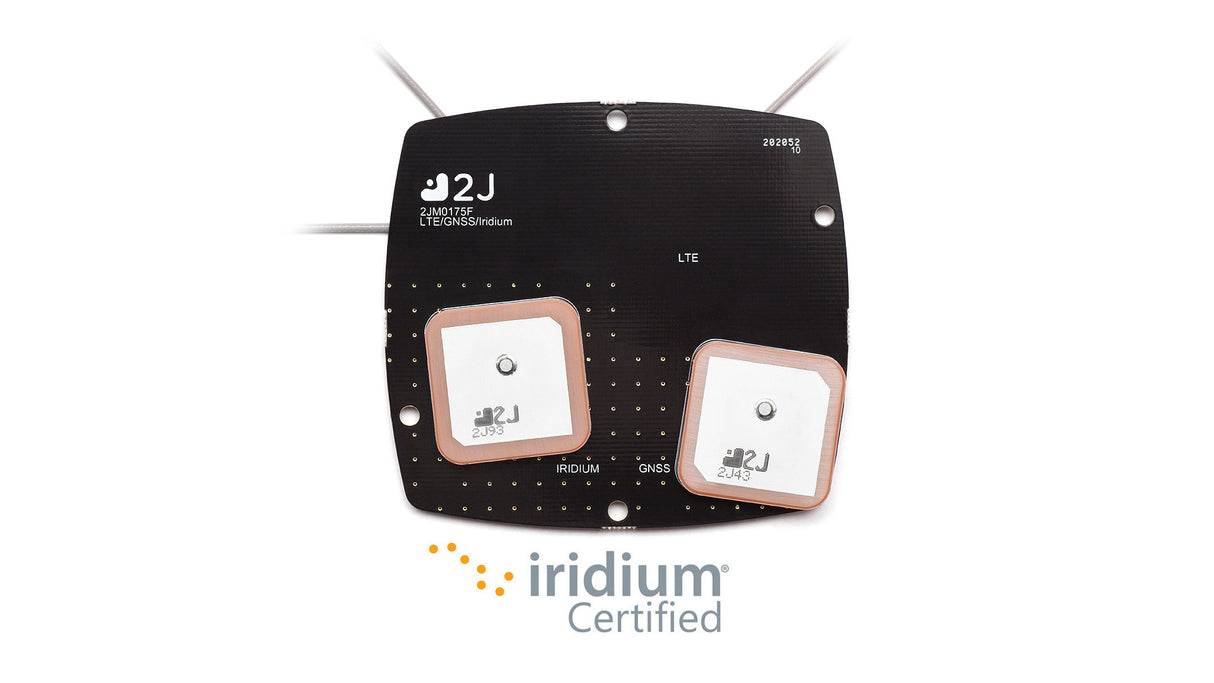 2JP0175BGF 4G/LTE, GNSS, Iridium eingebettete Schraubmontage Antenne 3-in-1 SMA-M 20cm