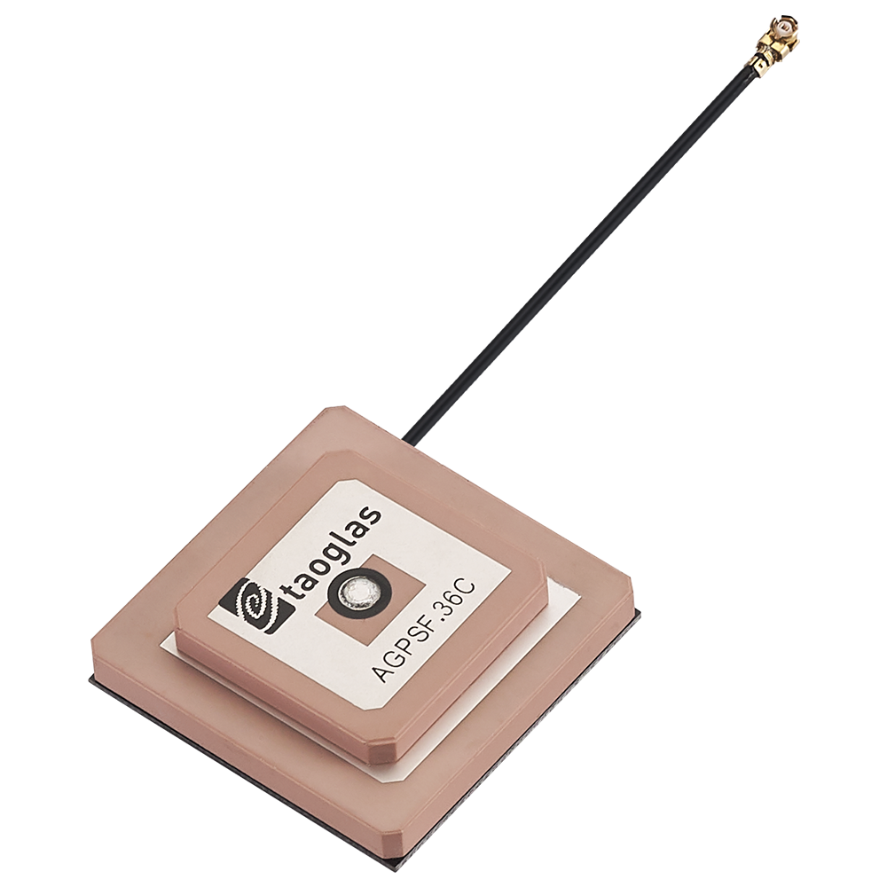 AGPSF.36C.07.0100C Antenna Low-Profile GNSS embedded stacked patch I-PEX MHF I 10cm for UAVs and Robotics, Transportation, Autonomous Vehicles, Marine