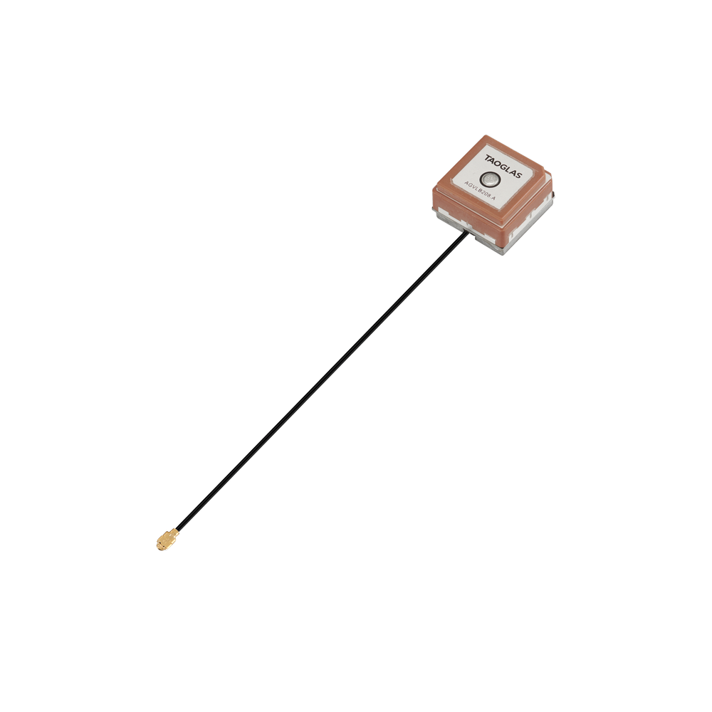 AGVLB208.A.07.0100AO Antenna Outdoor Low-Profile GNSS patch I-PEX MHF I (U.FL) 10cm for High-Accuracy Navigation & Positioning, Automotive & Transportation, Drones, UAVs, and Robotics, Industrial, Infrastructure & Timing