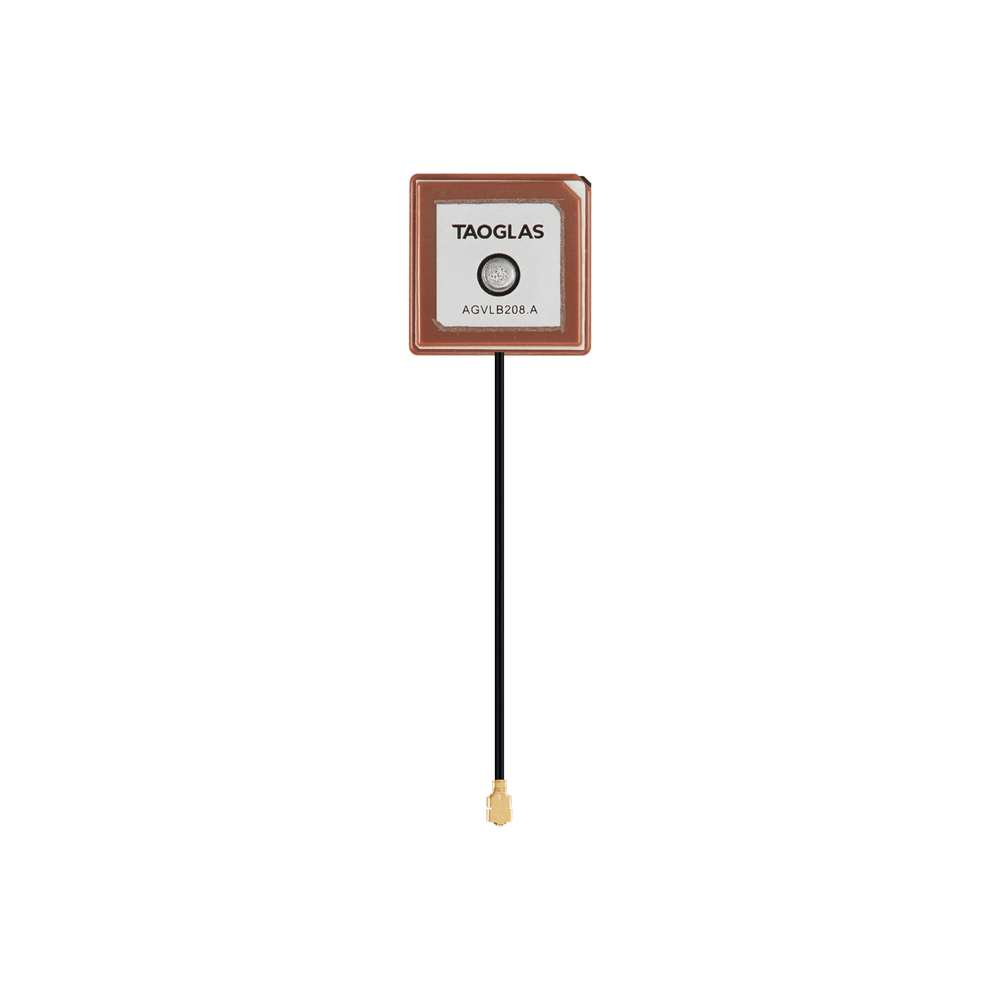 AGVLB208.A.07.0100AO Antenna Outdoor Low-Profile GNSS patch I-PEX MHF I (U.FL) 10cm for High-Accuracy Navigation & Positioning, Automotive & Transportation, Drones, UAVs, and Robotics, Industrial, Infrastructure & Timing