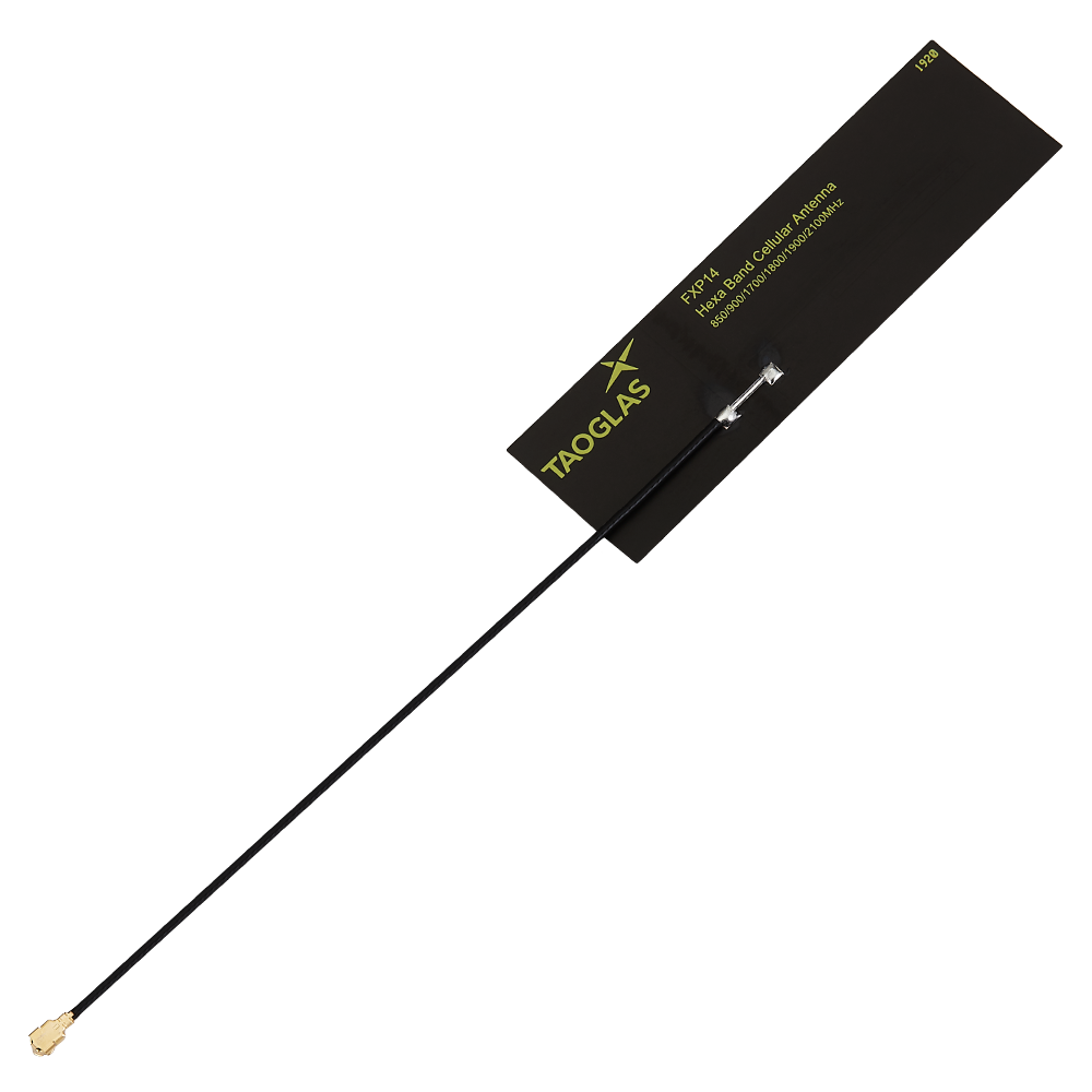 FXP14.07.0100A Antenna 5G, 4G/LTE adhesive flex PCB I-PEX MHF I 10cm for Security, Remote Monitoring, Connected Health