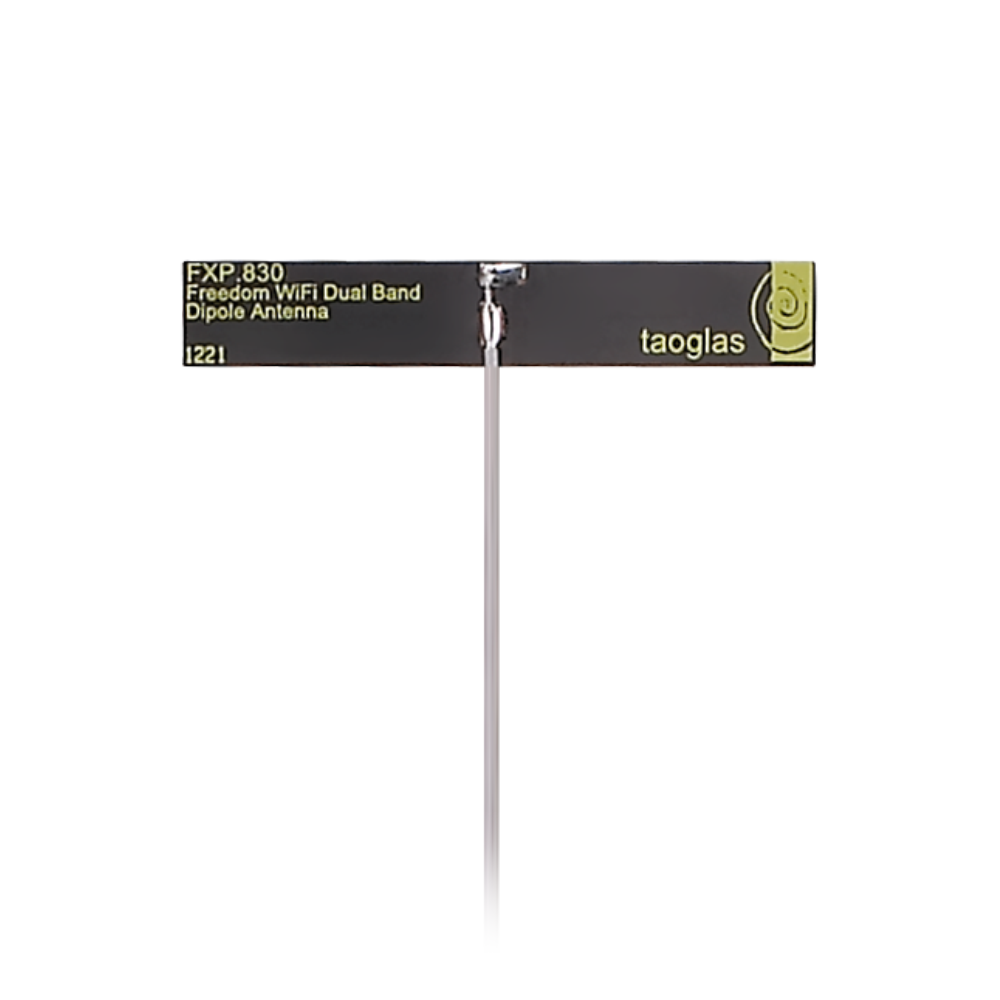 FXP830.24.0100B Antenna Flexible Wi-Fi 6E/7, Bluetooth flex PCB adhesive Freedom IPEX MHF4 10cm