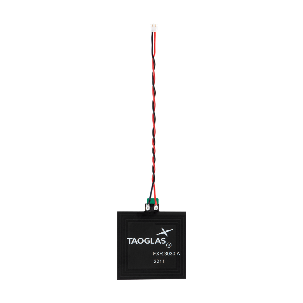 FXR.3030.52.0075X.A.dg Antenne Low-Profile NFC eingebettetes Klebe-Flex-PCB ACH(F) 7,5 cm 28AWG für mobile Geräte, Wearable Smart Devices, Zahlungsterminals, Geräteverfolgung und ID-Systeme