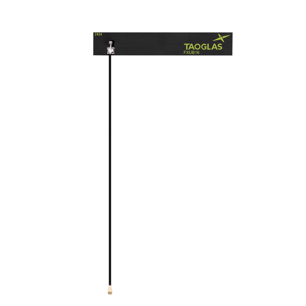 FXUB16.07.0150AQ Antenna Router Wideband 5G, 4G/LTE, Cat-M, NB-IoT, Wi-Fi, ISM Flex PCB Maximus I-PEX MHF1 15cm for Gateways, Routers, Private LTE Networks, In-Building Connectivity and Security Systems