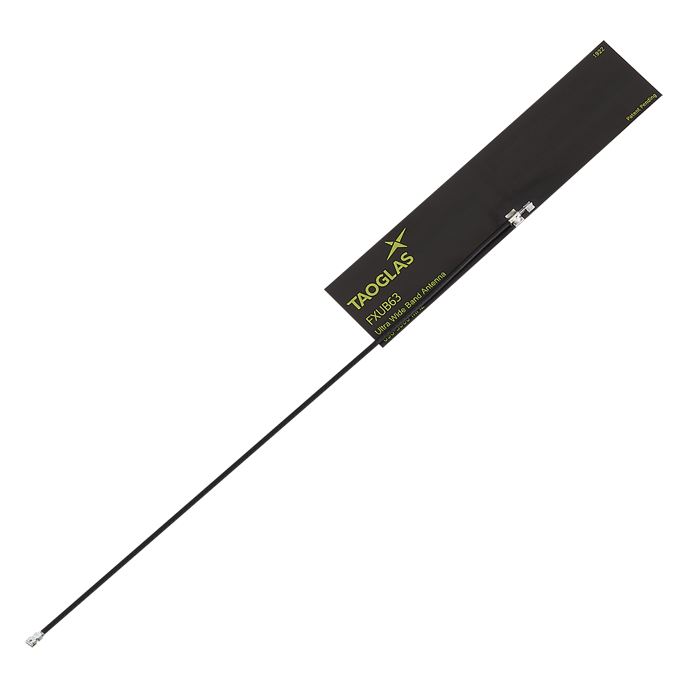 FXUB63.54.0150C Antenne Breitband 5G, GNSS, W-lan, ISM flexibles selbstklebendes MHF-4L 15cm