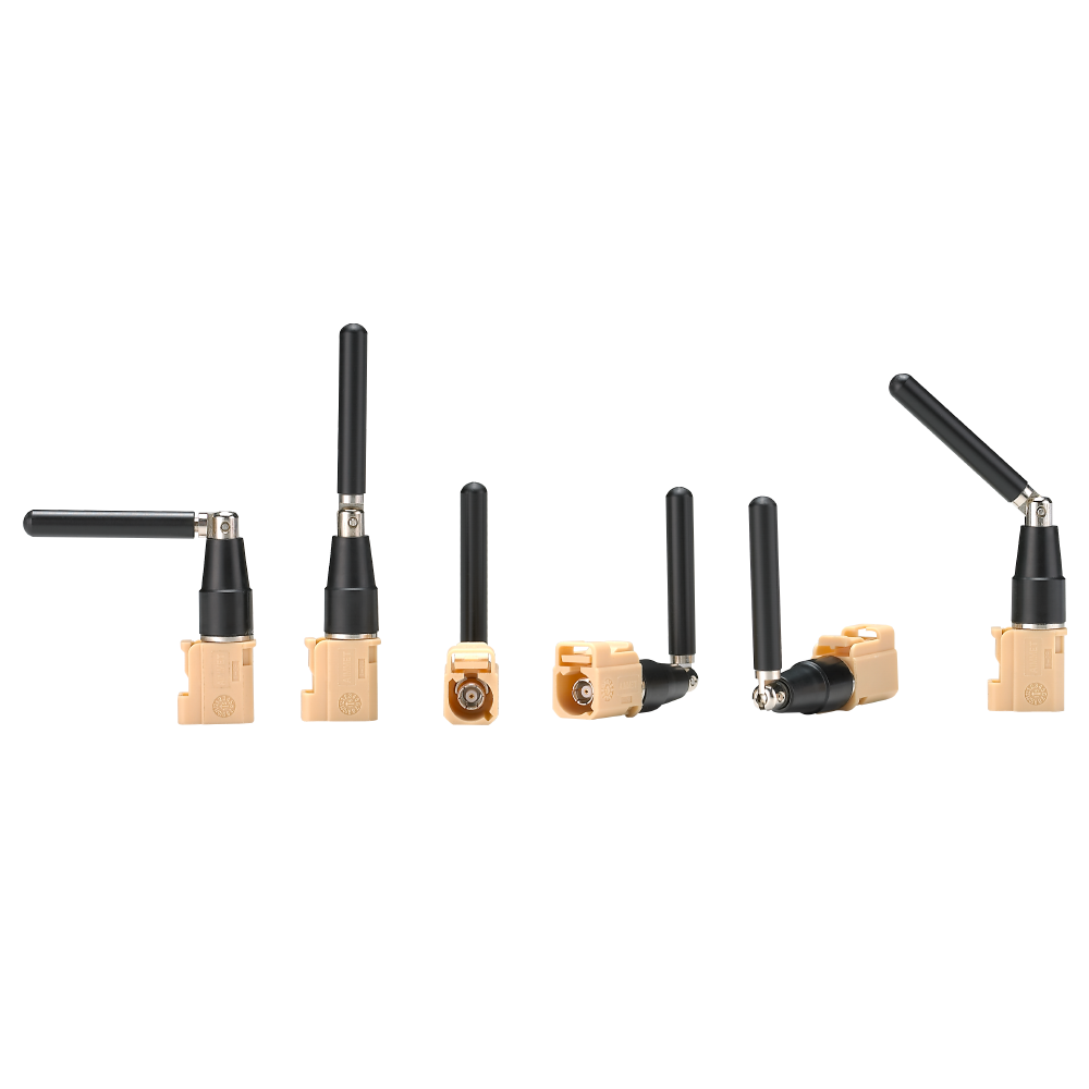 GW.05.AE23 Antenna External Wi-Fi 6E/7, ISM terminal mount monopole Hinged Rotatable FAKRA Code I