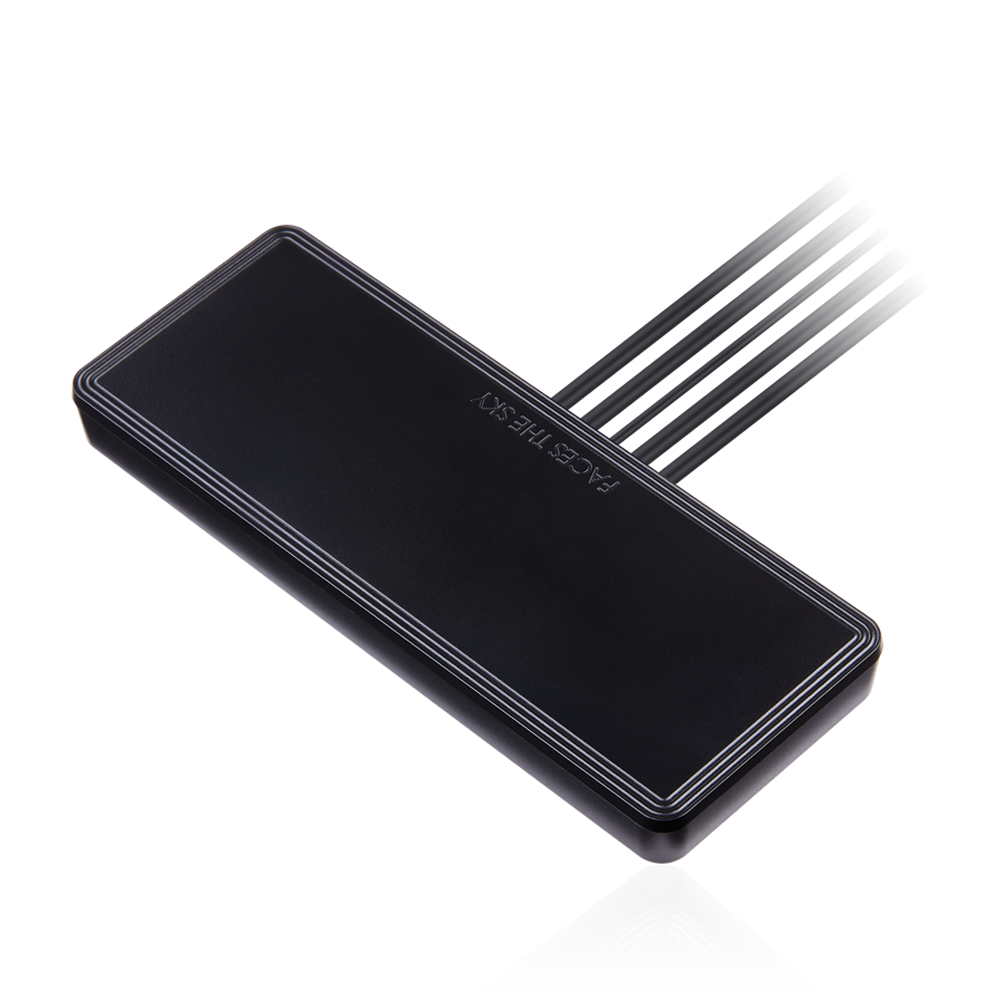 MA285.LBICG.001 Antenna External High-Gain Low-Profile Router 4G/LTE, GNSS, Wi-Fi adhesive mount 5-in-1 for Next Generation OEM Automotive Connectivity, Multimedia, Navigation and Telematics Systems, V2V, V2X and Fleet Management Applications