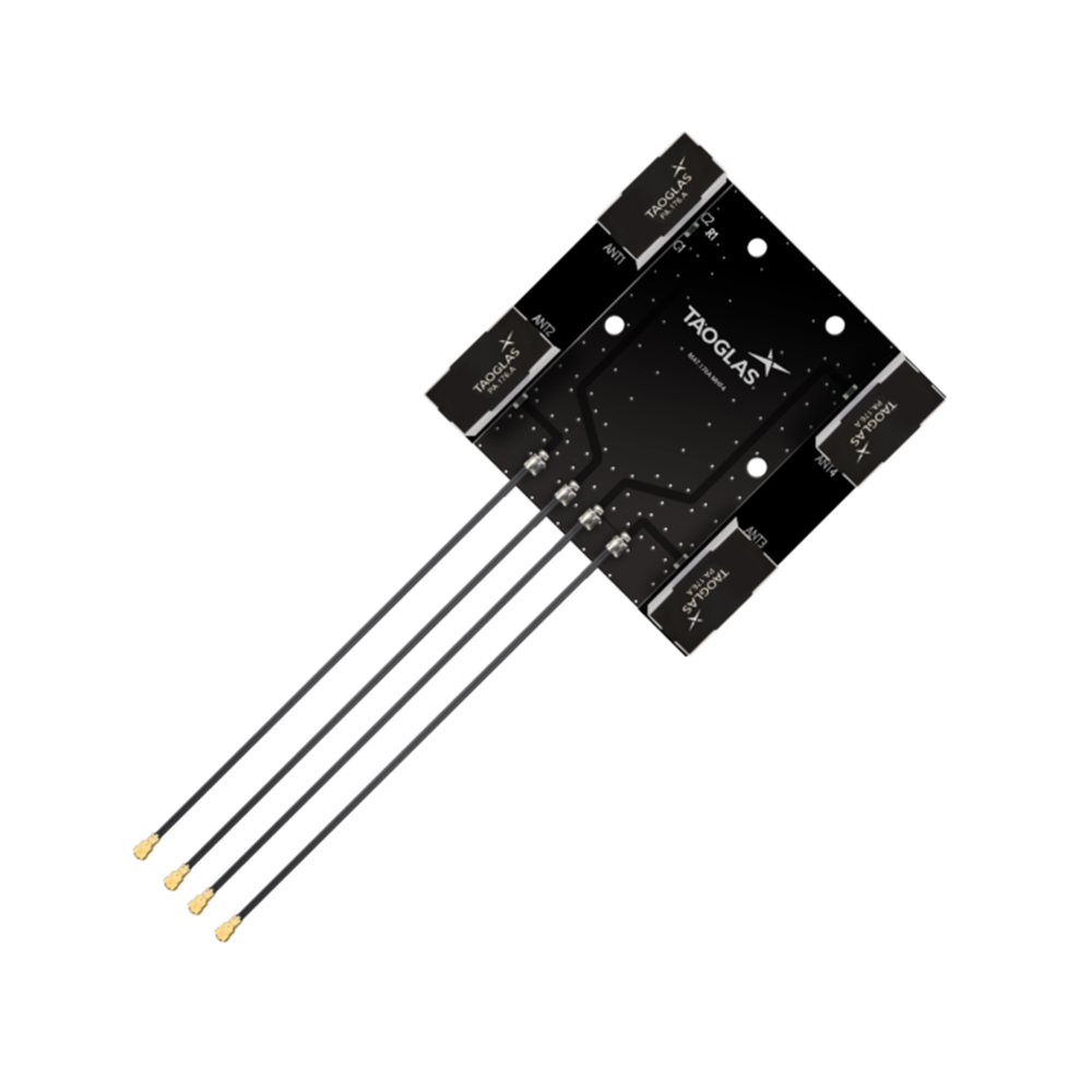 MAT.176A Antenna High-Band 4x4 MIMO 5G, 4G/LTE PCB Antenna Board for Telematic Control and On-board Diagnostic Units, First Responder and Public Safety Devices, UAV’s and Robotics, Media and Smart Home