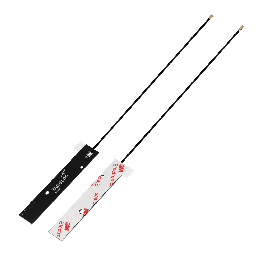 PC60.07.0180AQ Antenna Wideband 5G, 4G/LTE PCB adhesive I-PEX MHF I 18cm