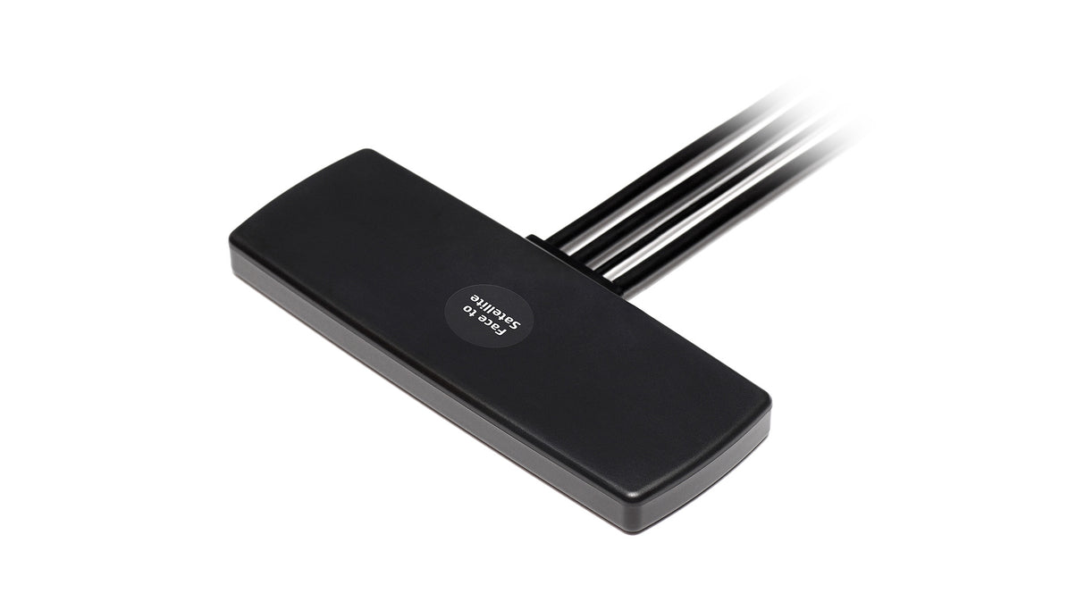 2J4A86PGFc 5G, GNSS, Wi-Fi 6E/7, ISM adhesive mount Antenna 4-in-1