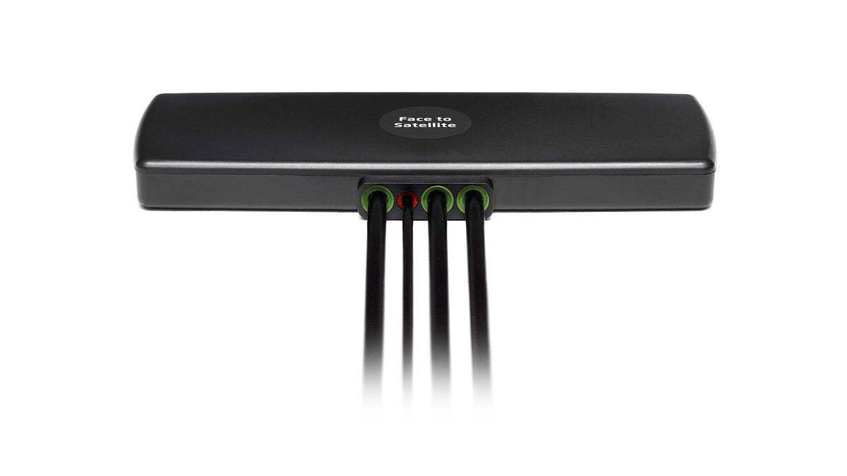 2J4A86PGFc 5G, GNSS, Wi-Fi 6E/7, ISM adhesive mount Antenna 4-in-1