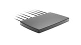 2J4H85Pe 5G, Wi-Fi 6E/7, ISM adhesive mount Antenna 8-in-1 SMA-M/RPSMA-M 300cm