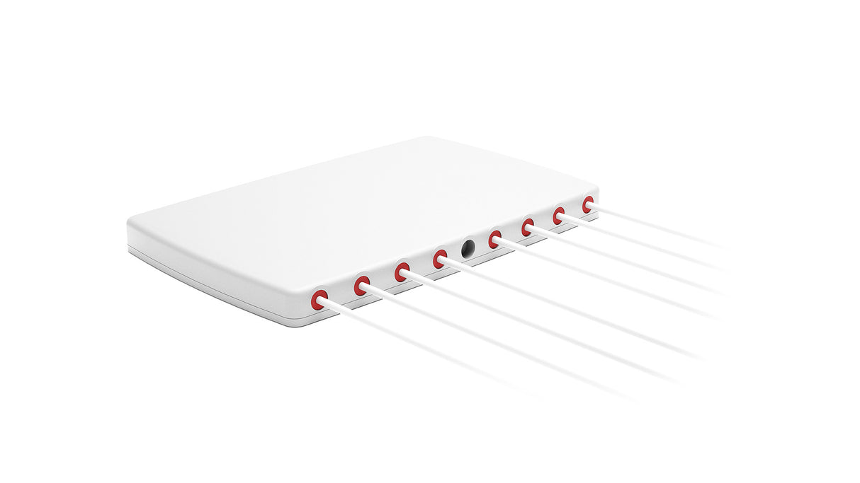 2J4H85Pe 5G, Wi-Fi 6E/7, ISM adhesive mount Antenna 8-in-1 SMA-M/RPSMA-M 300cm