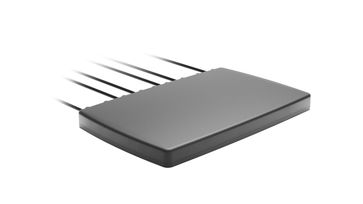 2J4H85Pf 5G, Wi-Fi 6E/7, ISM adhesive mount Antenna 6-in-1 SMA-M/RPSMA-M 300cm IP69