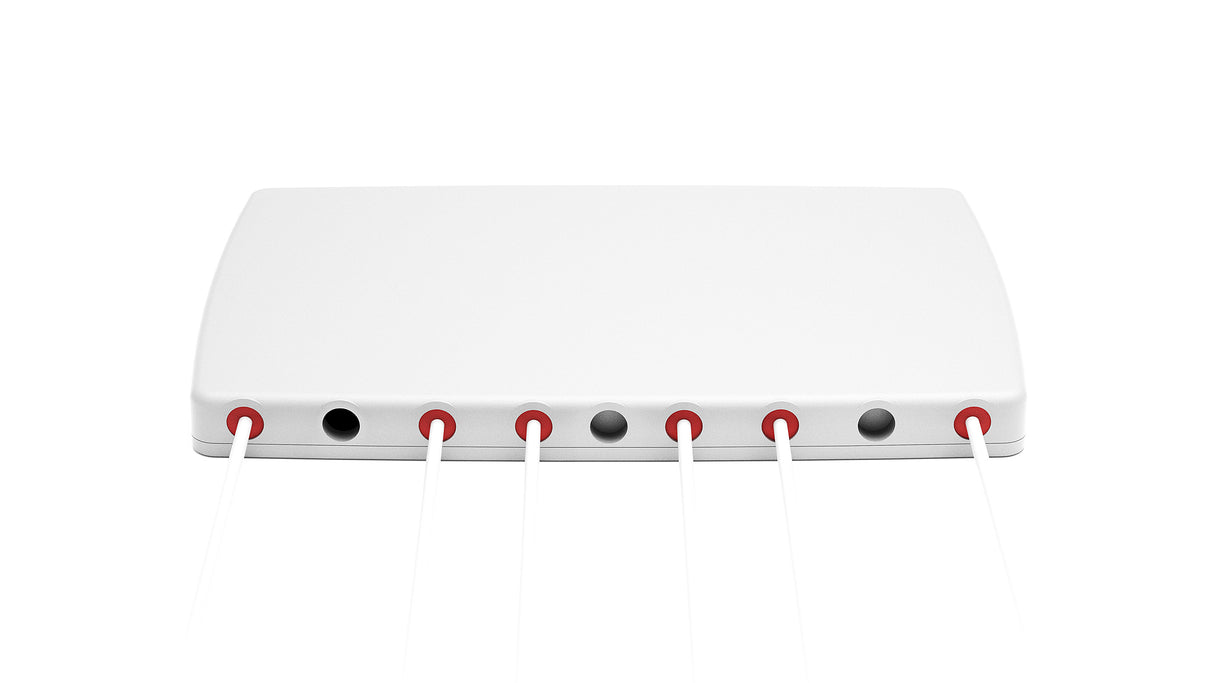2J4H85Pf 5G, Wi-Fi 6E/7, ISM adhesive mount Antenna 6-in-1 SMA-M/RPSMA-M 300cm IP69
