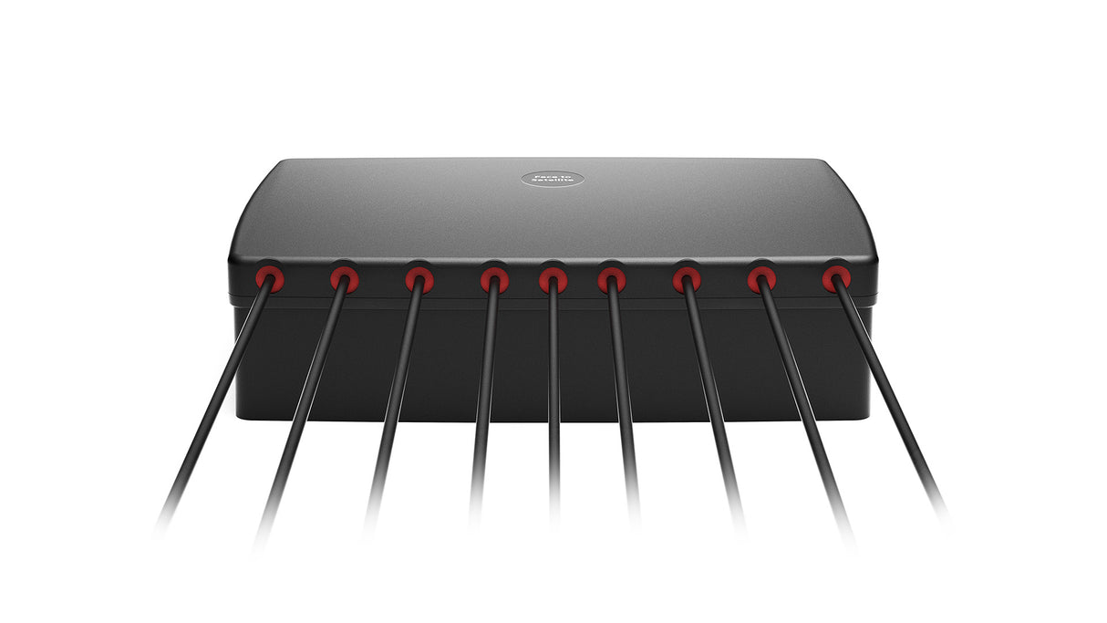 2J4H86MGFf 5G, GNSS, Wi-Fi 6E/7, ISM magnetic mount Antenna 9-in-1 SMA-M/RPSMA-M 300cm IP67/IP69