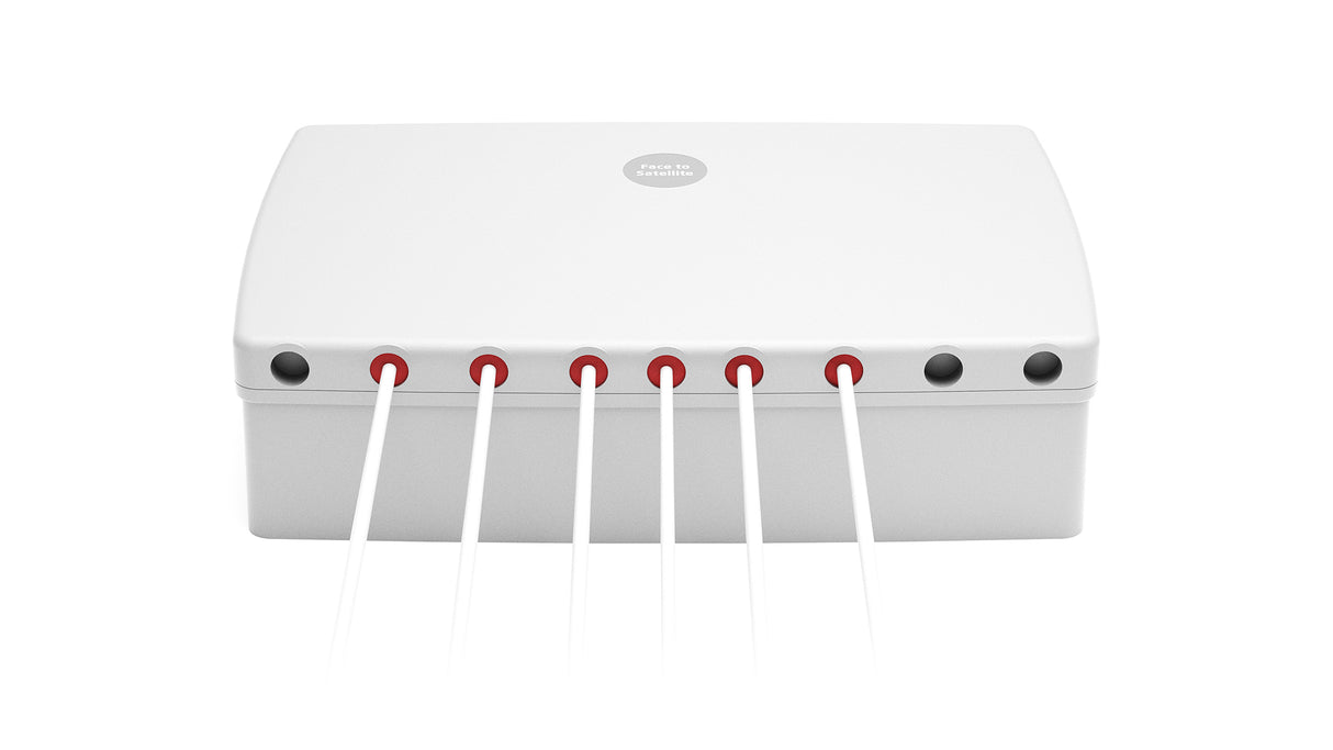 2J4H86MGFm 5G, GNSS, Wi-Fi 6E/7, ISM magnetic mount Antenna 6-in-1 SMA-M/RPSMA-M 300cm IP67/IP69