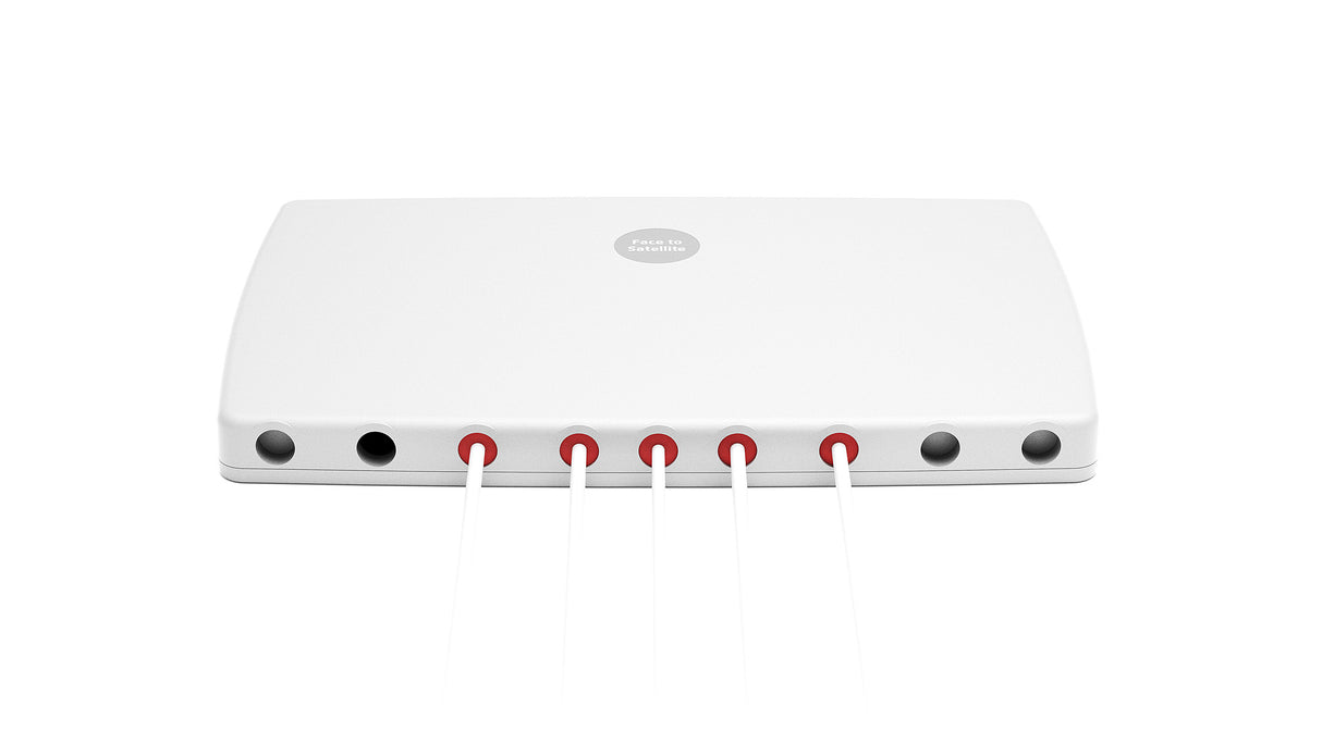 2J4H86PGFa 5G, GNSS, Wi-Fi 6E/7, ISM adhesive mount Antenna 5-in-1 SMA-M/RPSMA-M 300cm