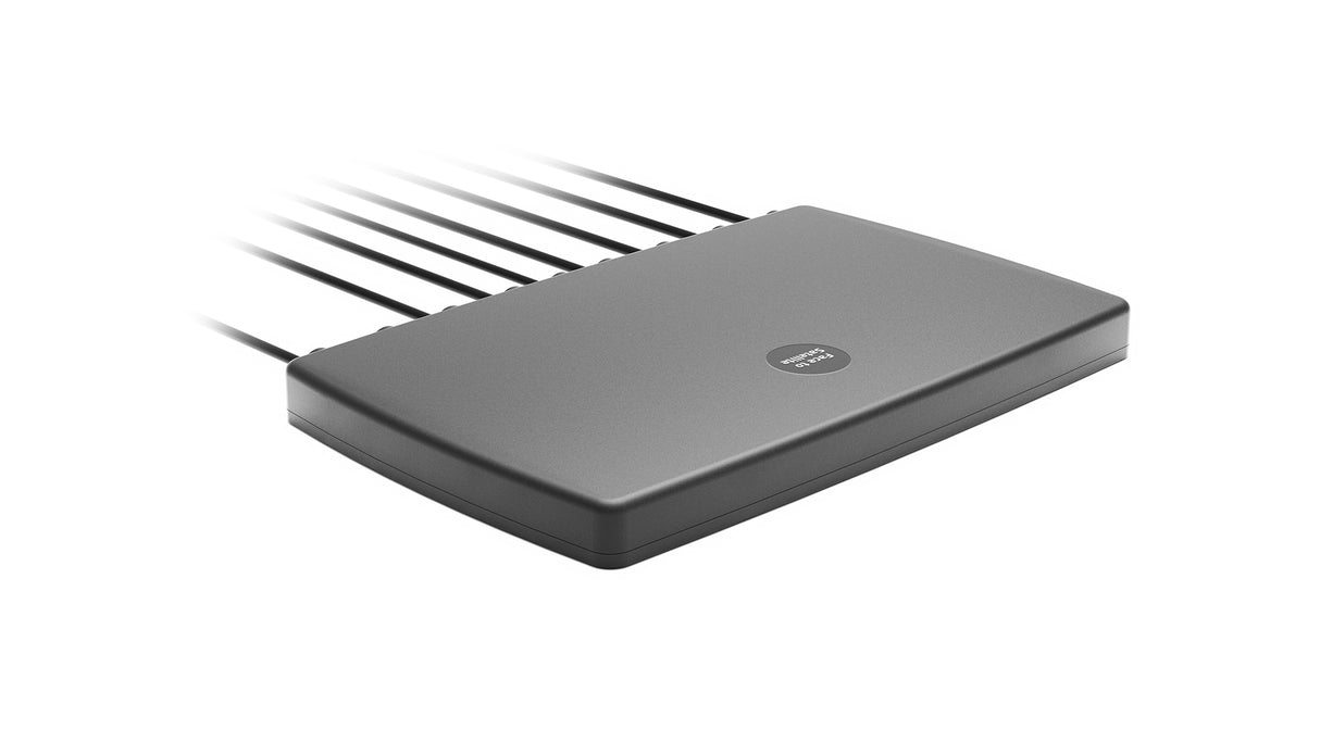 2J4H86PGFg 5G, Wi-Fi 6E/7, GNSS adhesive mount Antenna 8-in-1 SMA-M/RPSMA-M 300cm IP67/IP69