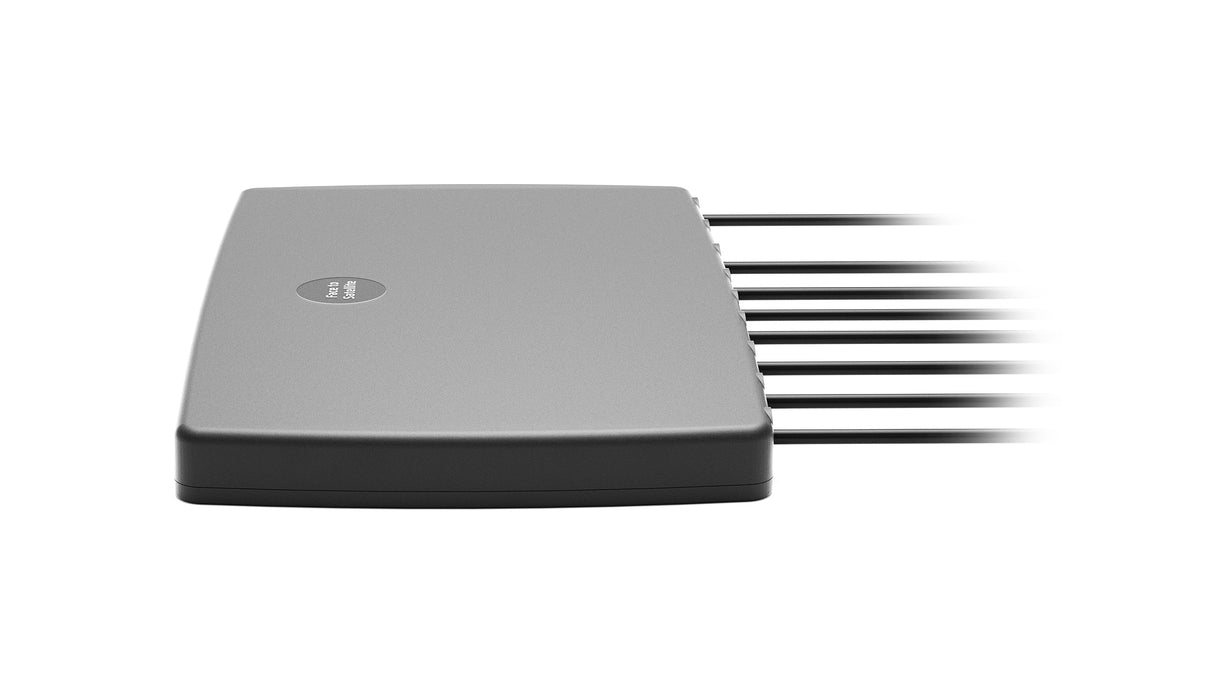 2J4H86PGFg 5G, Wi-Fi 6E/7, GNSS adhesive mount Antenna 8-in-1 SMA-M/RPSMA-M 300cm IP67/IP69