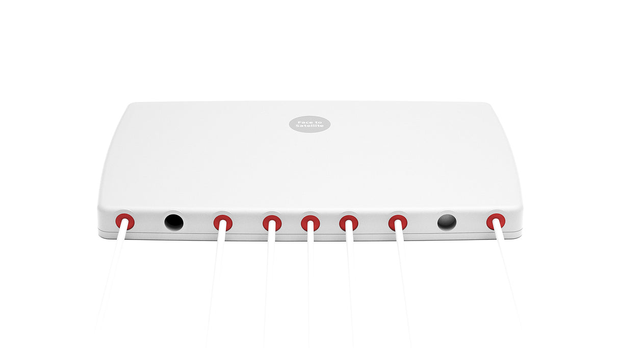 2J4H86PGFh 5G, GNSS, Wi-Fi 6E/7, ISM adhesive mount Antenna 7-in-1 SMA-M/RPSMA-M 300cm