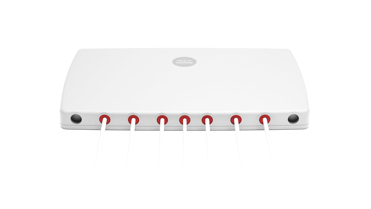 2J4H86PGFl 5G, GNSS, Wi-Fi 6E/7, ISM adhesive mount Antenna 7-in-1 SMA-M/RPSMA-M 300cm