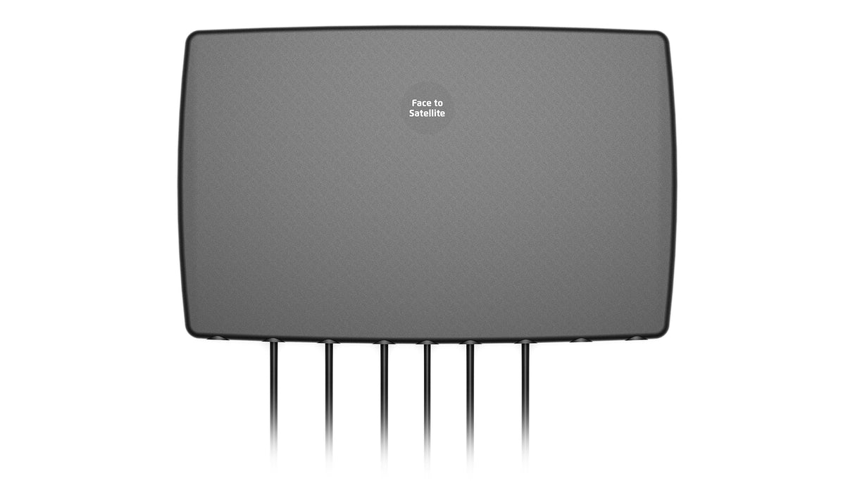 2J4H86PGFm 5G, GNSS, Wi-Fi 6E/7, ISM adhesive mount Antenna 6-in-1 SMA-M/RPSMA-M 300cm