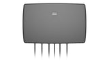 2J4H86PGFm 5G, GNSS, Wi-Fi 6E/7, ISM adhesive mount Antenna 6-in-1 SMA-M/RPSMA-M 300cm
