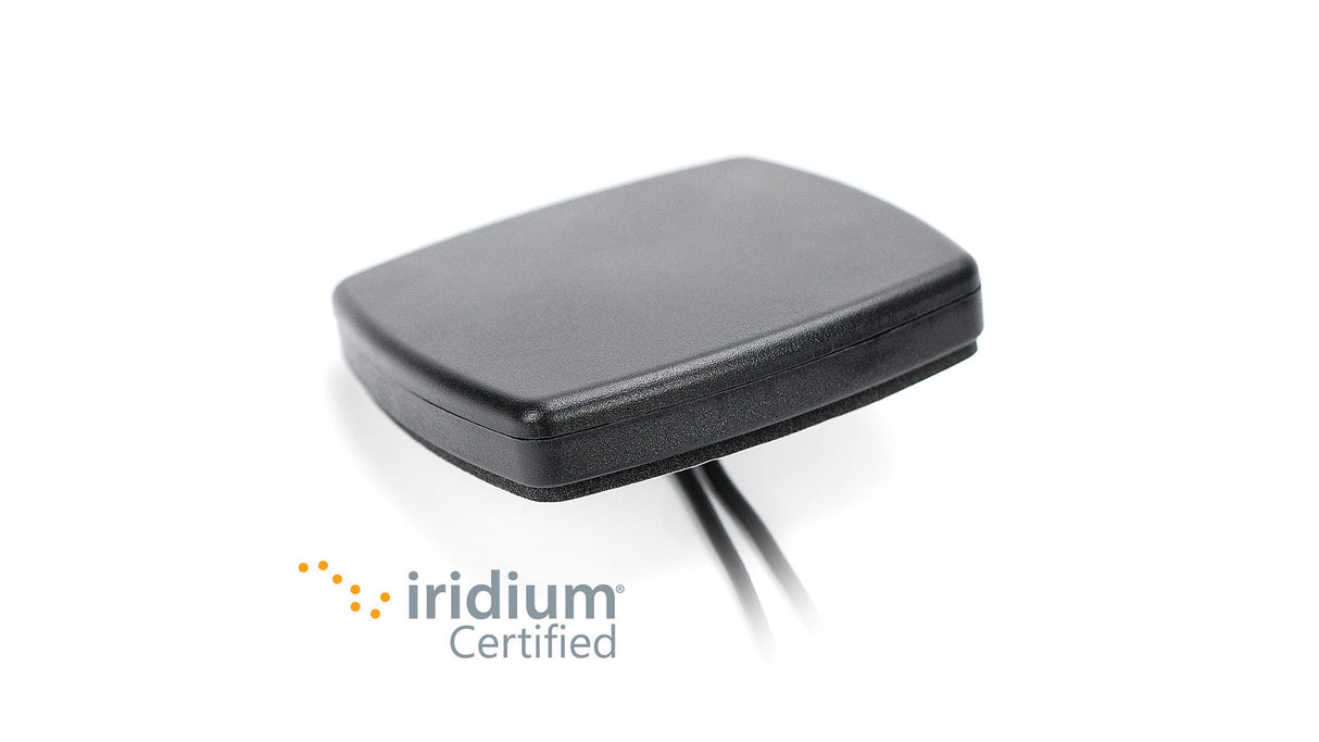 2J6033BGF Iridium, GNSS screw mount Antenna 2-in-1