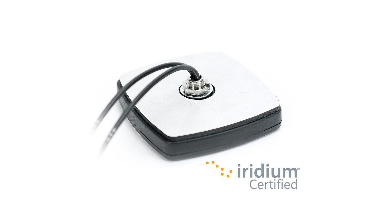 2J6033BGF Iridium, GNSS screw mount Antenna 2-in-1
