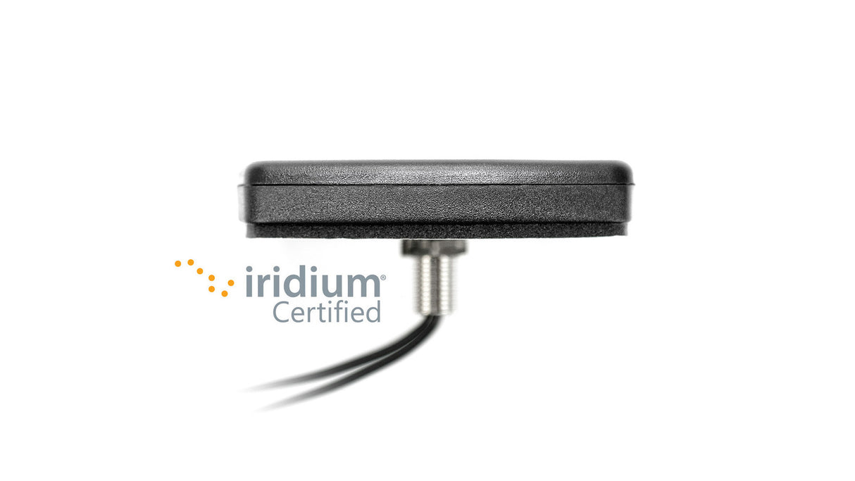 2J6033BGF Iridium, GNSS screw mount Antenna 2-in-1