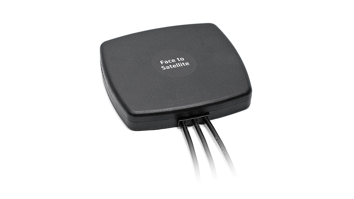 2J6041PGFa 4G/LTE, GNSS adhesive mount Antenna 3-in-1 SMA-M 300cm