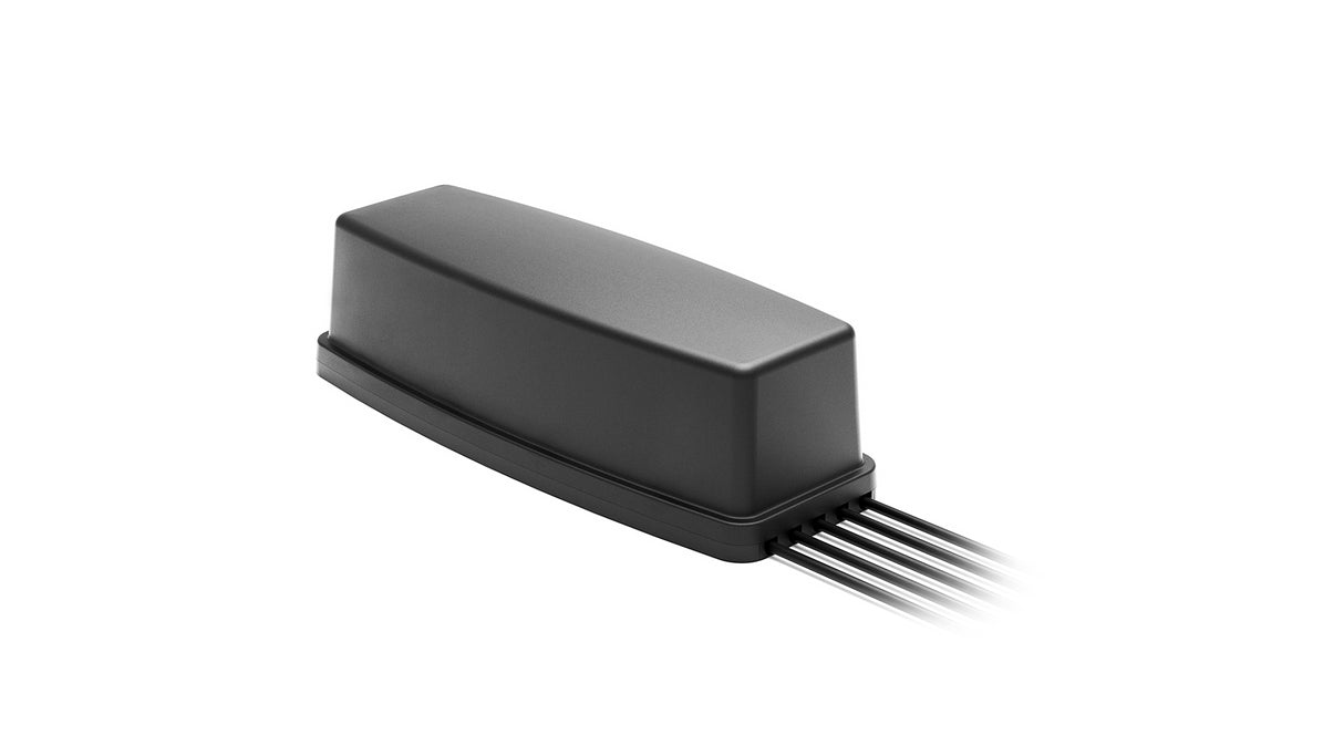 2J6C86MGFa 5G, GNSS, Wi-Fi 6E/7, ISM magnetic mount Antenna 5-in-1 SMA-M 300cm IP67/IP69