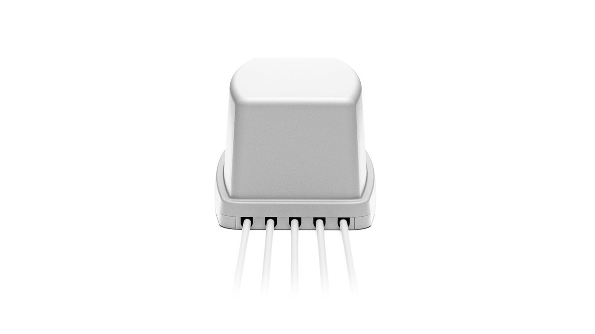 2J6C86MGFa 5G, GNSS, Wi-Fi 6E/7, ISM magnetic mount Antenna 5-in-1 SMA-M 300cm IP67/IP69