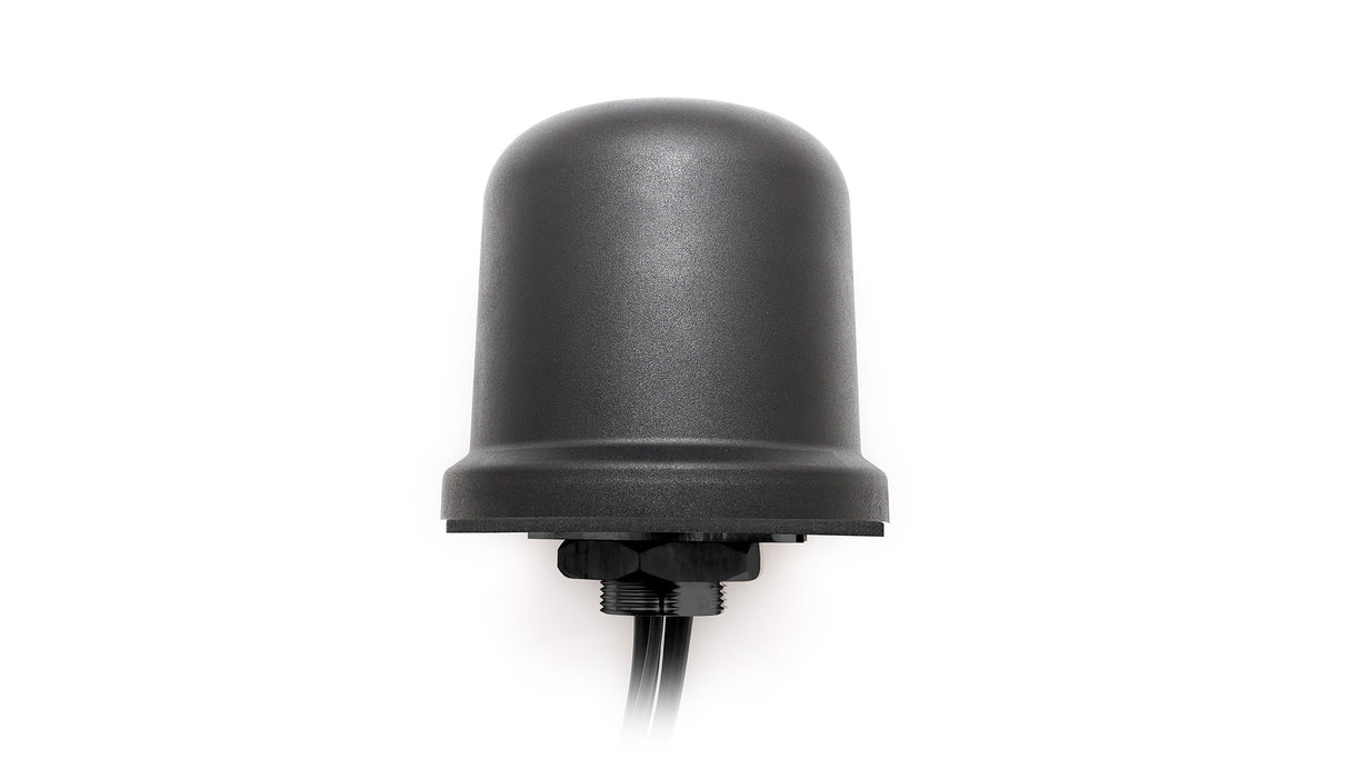2J7A86BGFa 5G, GNSS, Wi-Fi 6E/7, ISM screw mount Antenna Medusa IP67/IP69/IK09