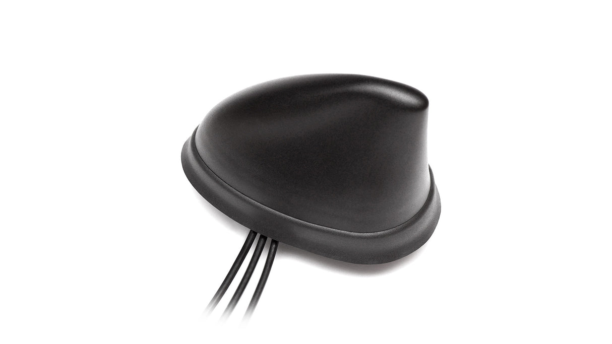 2J8750BGF 4G/LTE, GNSS, Wi-Fi, ISM screw mount Antenna Shark Fin 3-in-1 SMA-M 300cm
