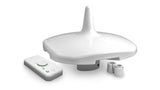 2J9438JBW HDTV, DVBT, DVBT2, FM, DAB Schraub-/Mastmontage Antenne Sombrero F-Stecker IP67/IP69