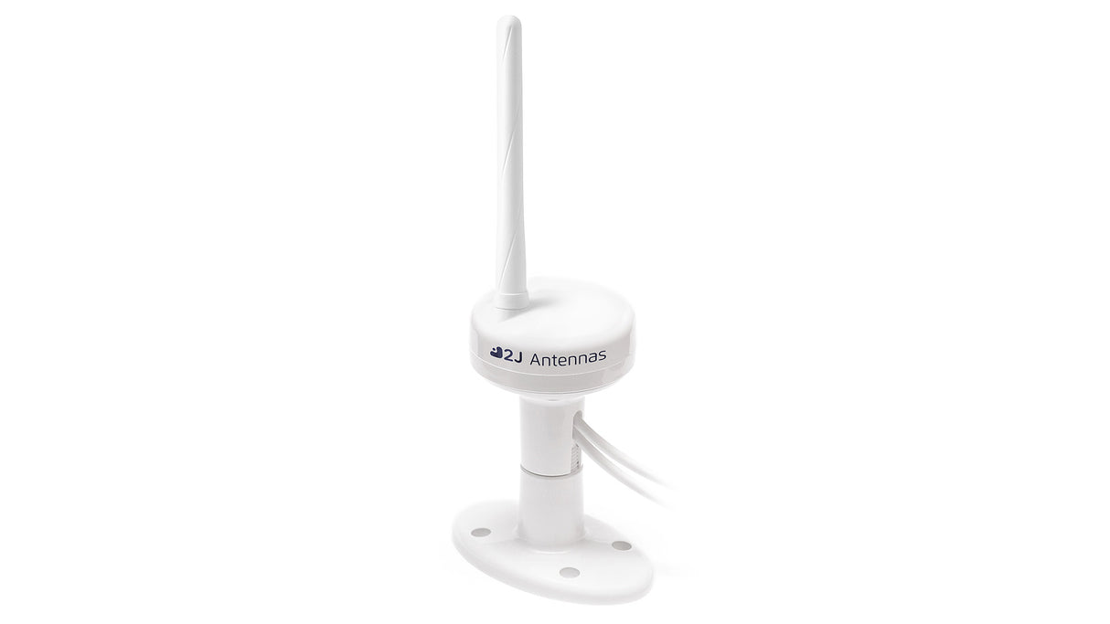 2J9637JBWGF-B12JWa-B10BW GNSS, AIS marine Antenna 2-in-1 screw mount/adhesive mount/pole mount IP67