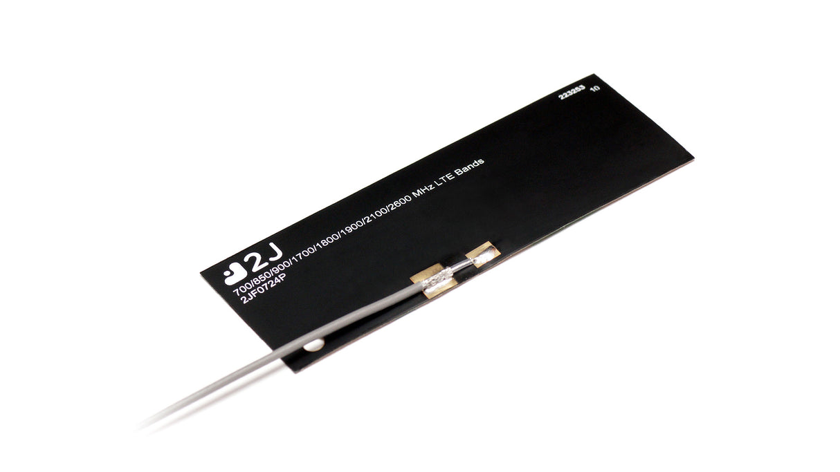 2JF0724P 4G/LTE adhesive mount flexible Antenna U.FL 15cm