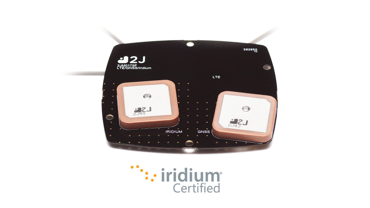 2JP0175BGF 4G/LTE, GNSS, Iridium embedded screw mount Antenna 3-in-1 SMA-M 20cm