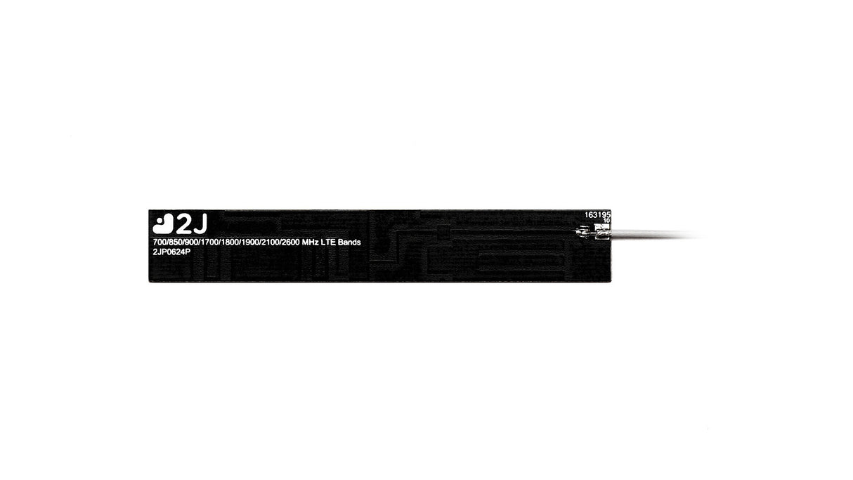 2JP0624P 4G/LTE adhesive mount rigid internal Antenna U.FL 15cm