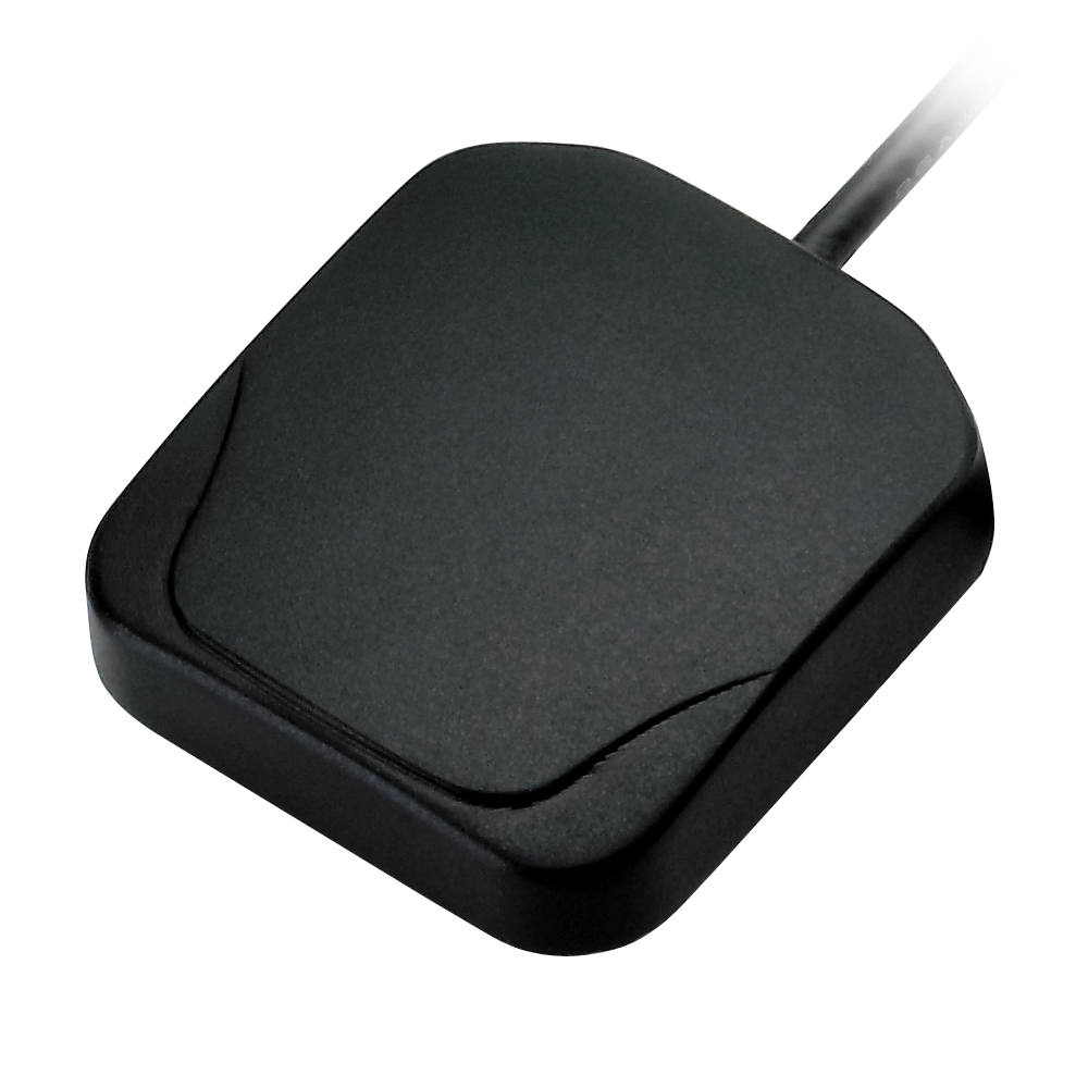 AA.166.A.301111 Antenna Outdoor Ultra Low Profile GNSS magnetic mount Ulysses SMA-M 300cm RG-174 IP67 for Timing, Precision Positioning for Robotics / Automotive, Telematics, Autonomous Routing