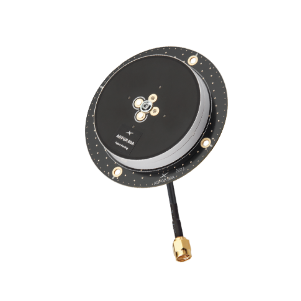 ADFGP.60A.01.0150D Antenna High Precision GNSS embedded patch SMA-M 15cm RG-174 for Autonomous Driving, Unmanned Aerial Vehicles, Precision Positioning for Robotics, Precision Agriculture