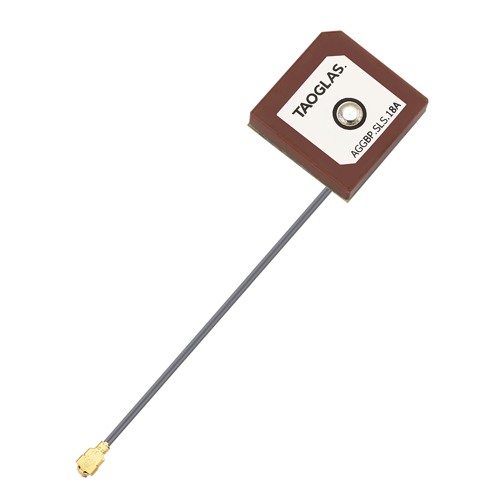 AGGBP.SLS.18A.07.0060A Antenna GNSS embedded patch I-PEX MHF I (U.FL) 6cm for Wearables, Connected Health, Transportation