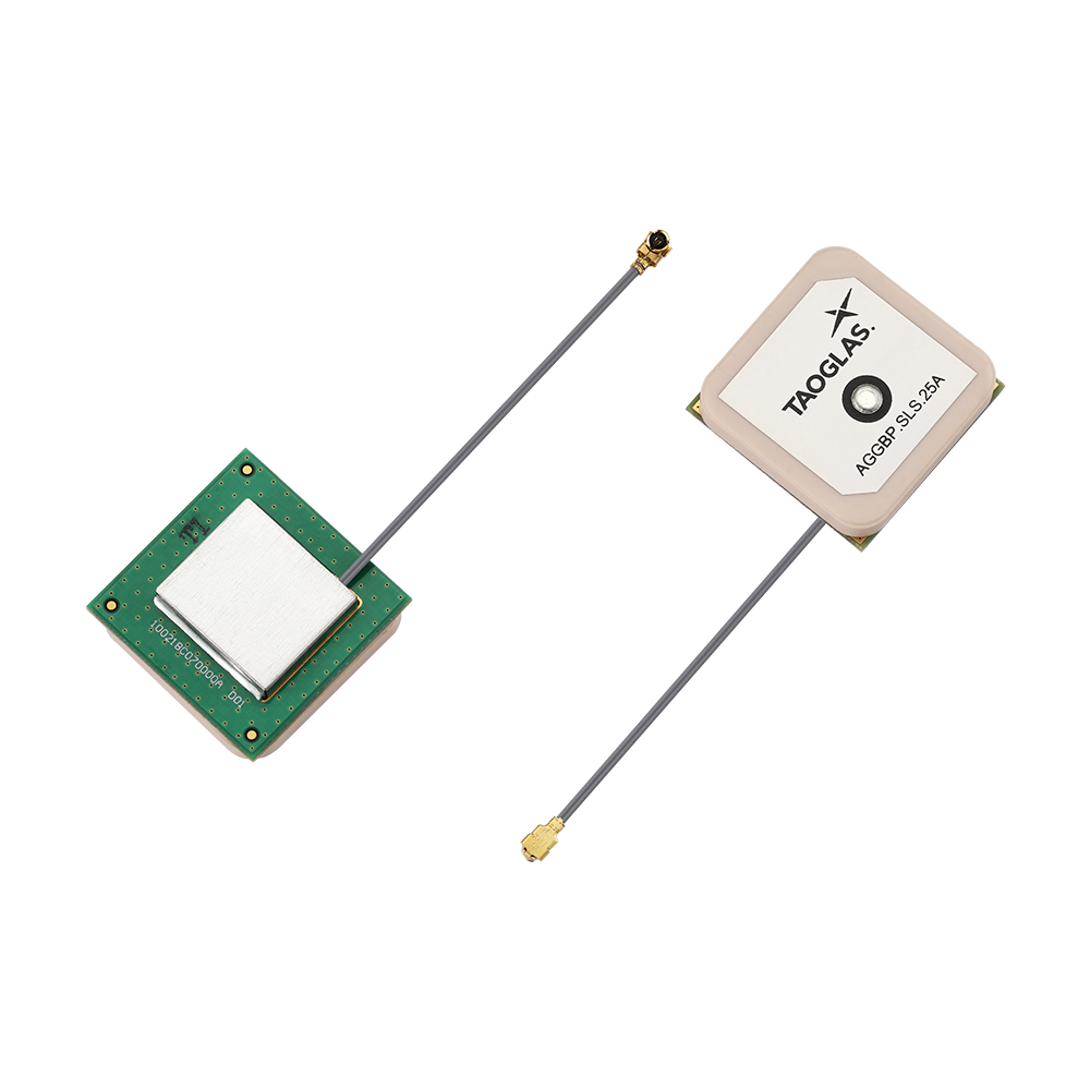 AGGBP.SLS.25A.07.0060A Antenna GNSS 25mm active patch U.FL 6cm for Navigation, Wearables, Transportation