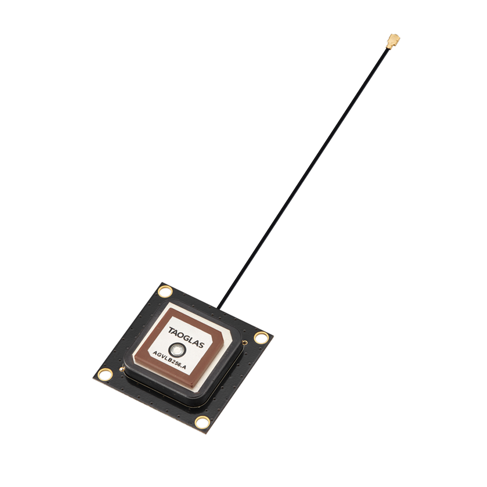 AGVLB256.A.07.0100AO Antenna GNSS stacked active patch module I-PEX MHF I 10cm for Autonomous Vehicles, Precision Agriculture, Surveying & Mapping Equipment, Telematics & Fleet Management